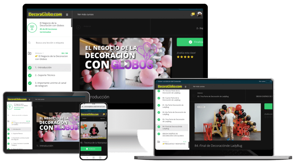 ¿Hacer un curso para aprender la decoración con globos y monetizar?