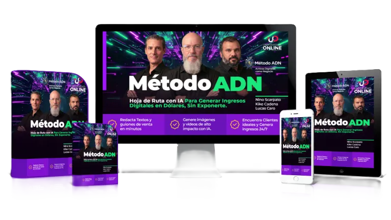 Método ADN : cómo crear un negocio digital con IA después de los 50.